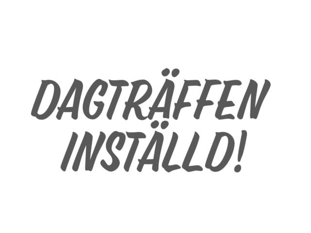 Dagträffen den 3 februari inställd!